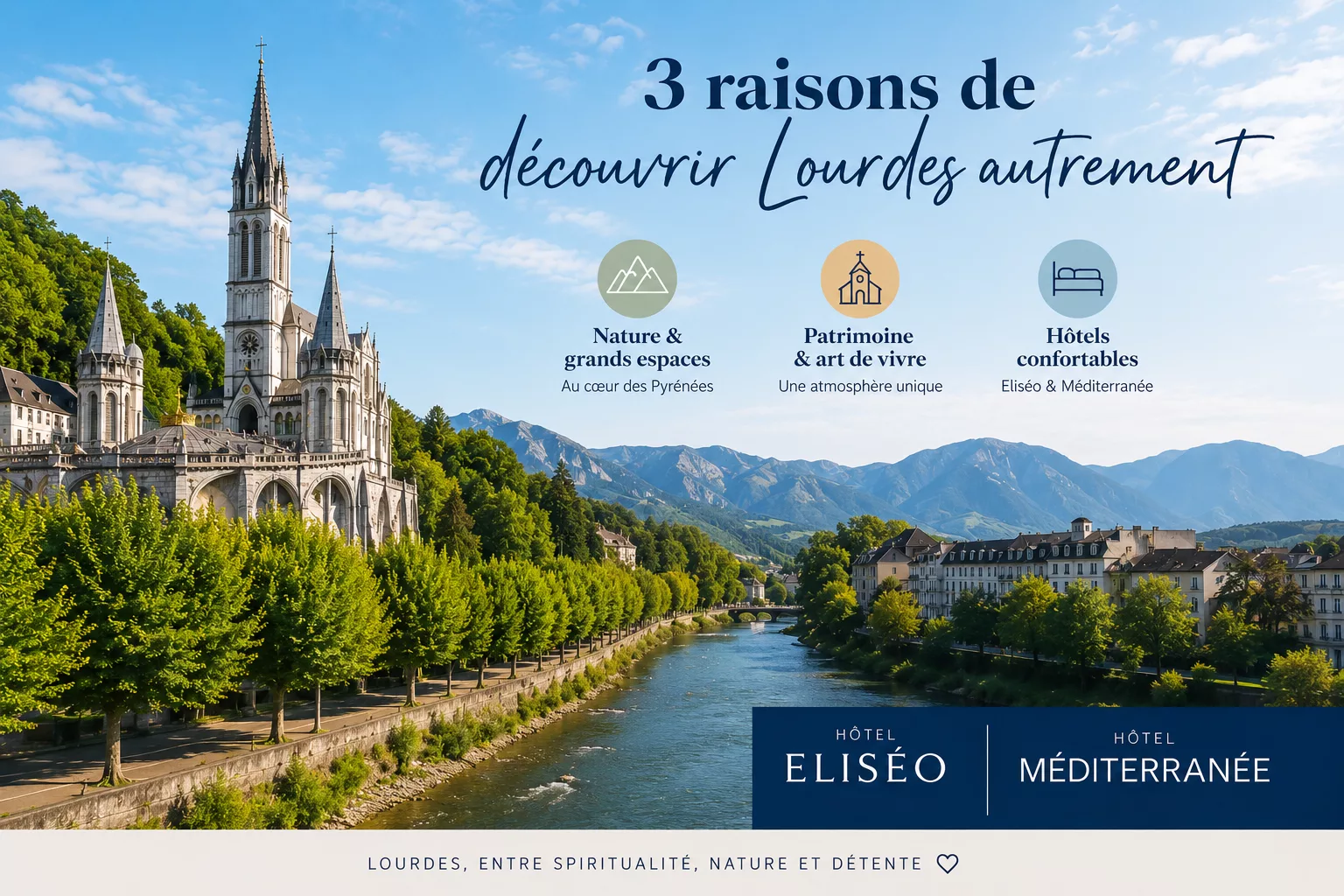 3 raisons de découvrir Lourdes autrement